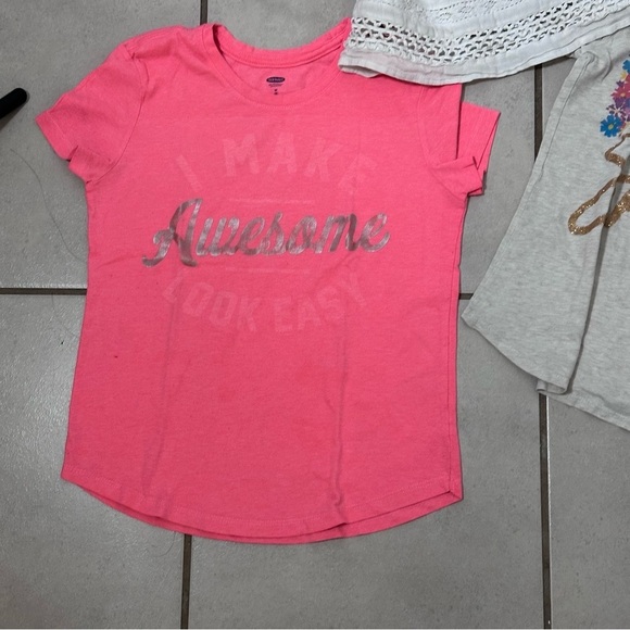 Old Navy Girls Kids Basic T-shirts/Blouses size M(8). - Picture 3 of 7